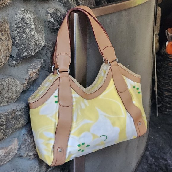 Tommy Hilfiger Yellow Floral Shoulder Bag - Picture 14 of 16